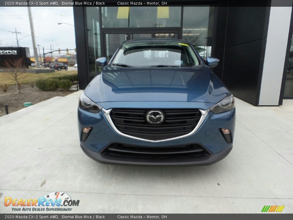 2020 Mazda CX-3 Sport AWD Eternal Blue Mica / Black Photo #2