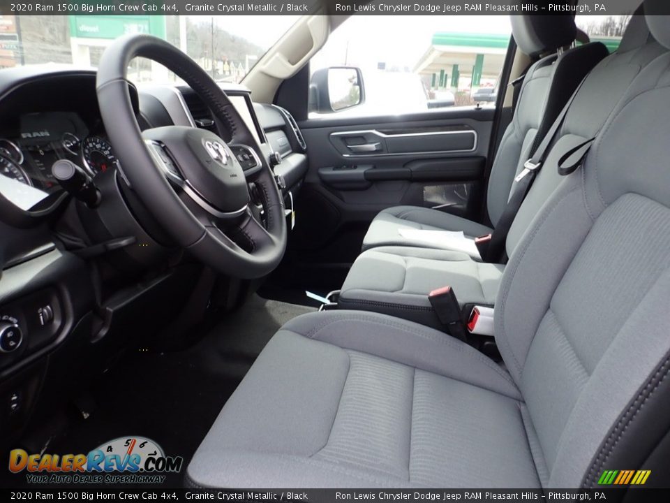 2020 Ram 1500 Big Horn Crew Cab 4x4 Granite Crystal Metallic / Black Photo #14