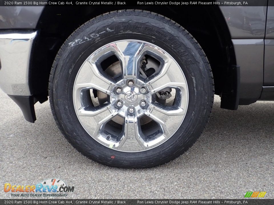 2020 Ram 1500 Big Horn Crew Cab 4x4 Granite Crystal Metallic / Black Photo #15