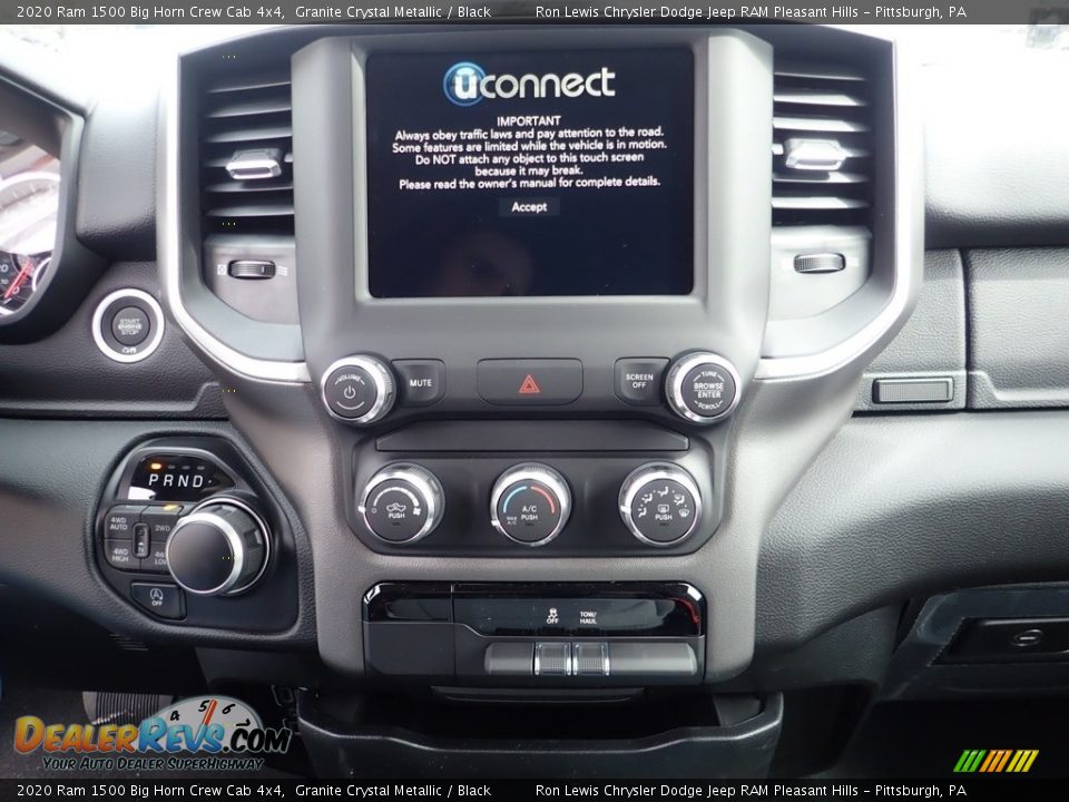 2020 Ram 1500 Big Horn Crew Cab 4x4 Granite Crystal Metallic / Black Photo #17