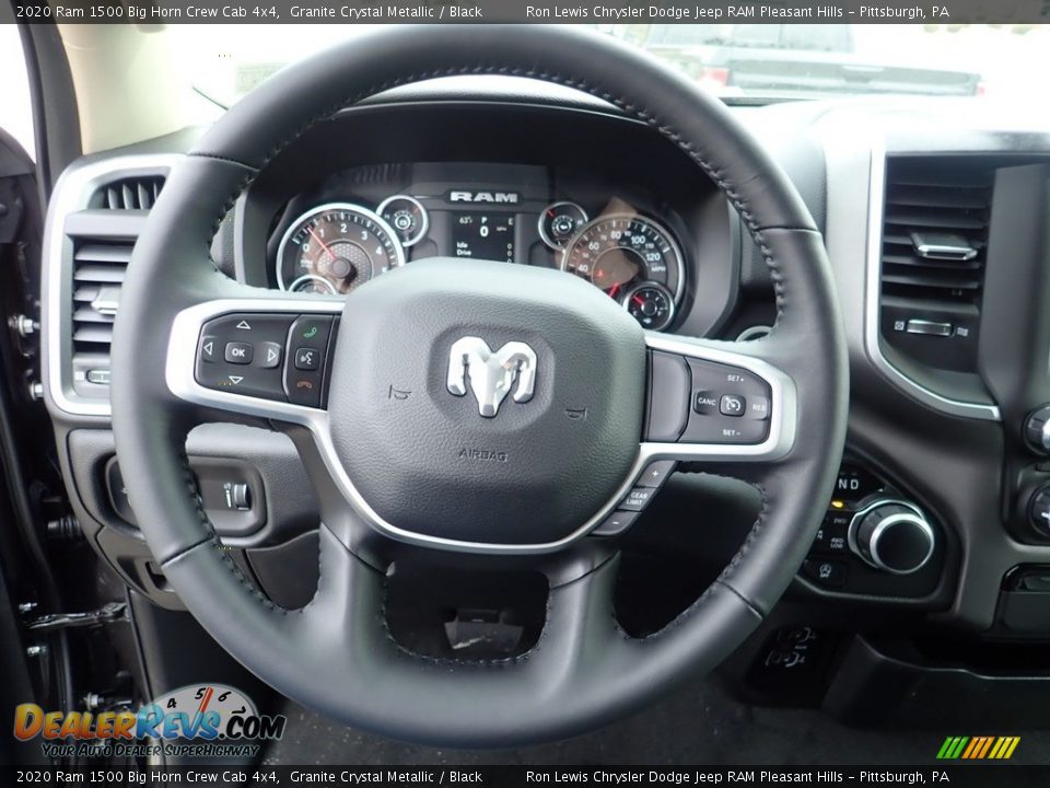 2020 Ram 1500 Big Horn Crew Cab 4x4 Granite Crystal Metallic / Black Photo #18