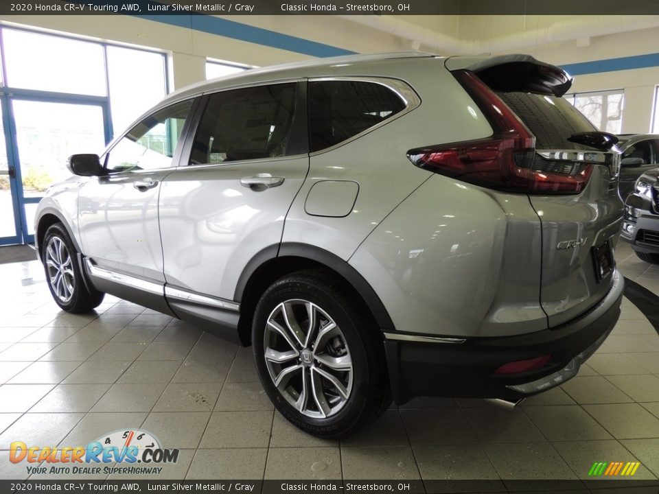 2020 Honda CR-V Touring AWD Lunar Silver Metallic / Gray Photo #7