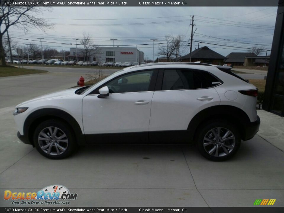 2020 Mazda CX-30 Premium AWD Snowflake White Pearl Mica / Black Photo #4