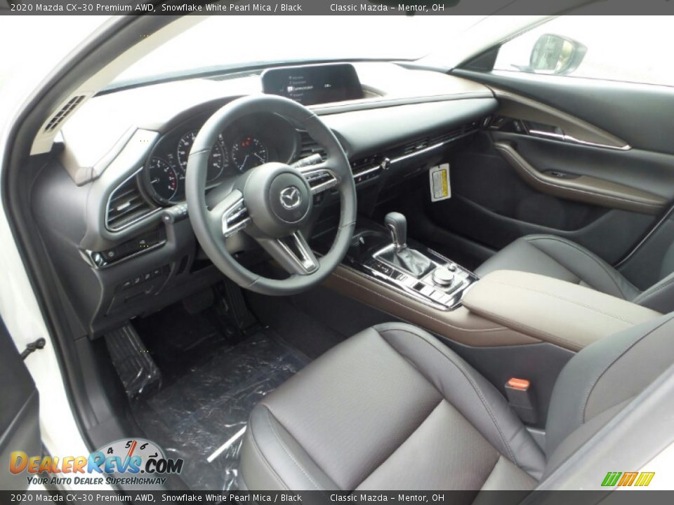 2020 Mazda CX-30 Premium AWD Snowflake White Pearl Mica / Black Photo #6