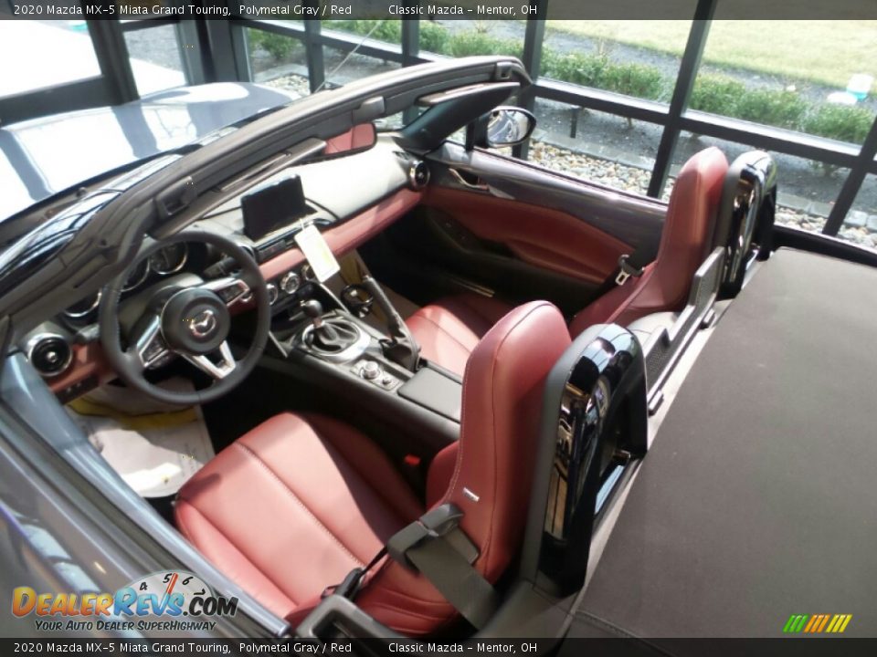Red Interior - 2020 Mazda MX-5 Miata Grand Touring Photo #5