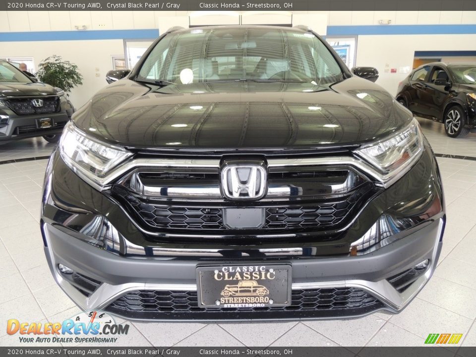 2020 Honda CR-V Touring AWD Crystal Black Pearl / Gray Photo #2