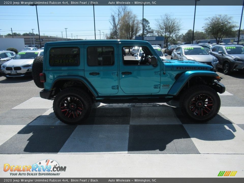 2020 Jeep Wrangler Unlimited Rubicon 4x4 Bikini Pearl / Black Photo #3