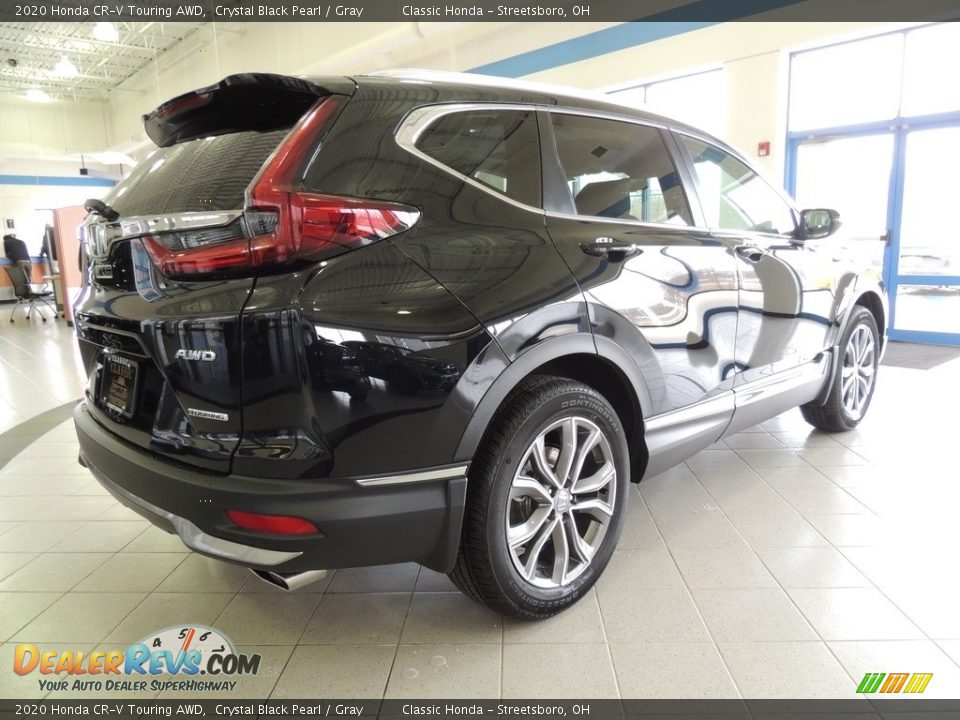 2020 Honda CR-V Touring AWD Crystal Black Pearl / Gray Photo #5