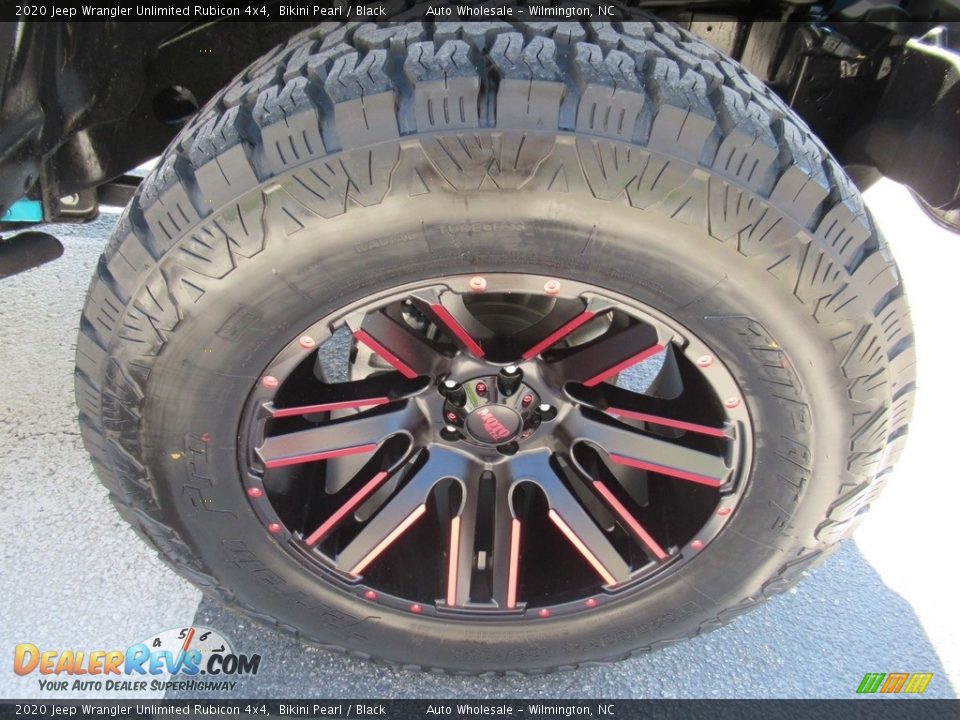 2020 Jeep Wrangler Unlimited Rubicon 4x4 Bikini Pearl / Black Photo #7