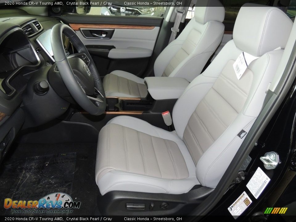 2020 Honda CR-V Touring AWD Crystal Black Pearl / Gray Photo #12
