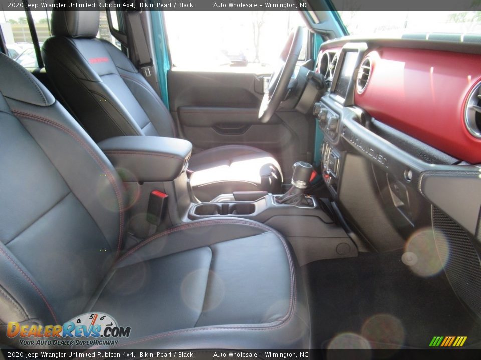 2020 Jeep Wrangler Unlimited Rubicon 4x4 Bikini Pearl / Black Photo #13