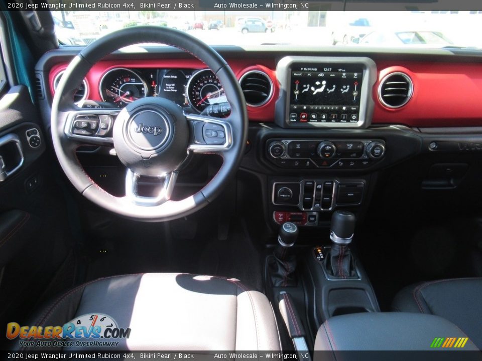 2020 Jeep Wrangler Unlimited Rubicon 4x4 Bikini Pearl / Black Photo #15