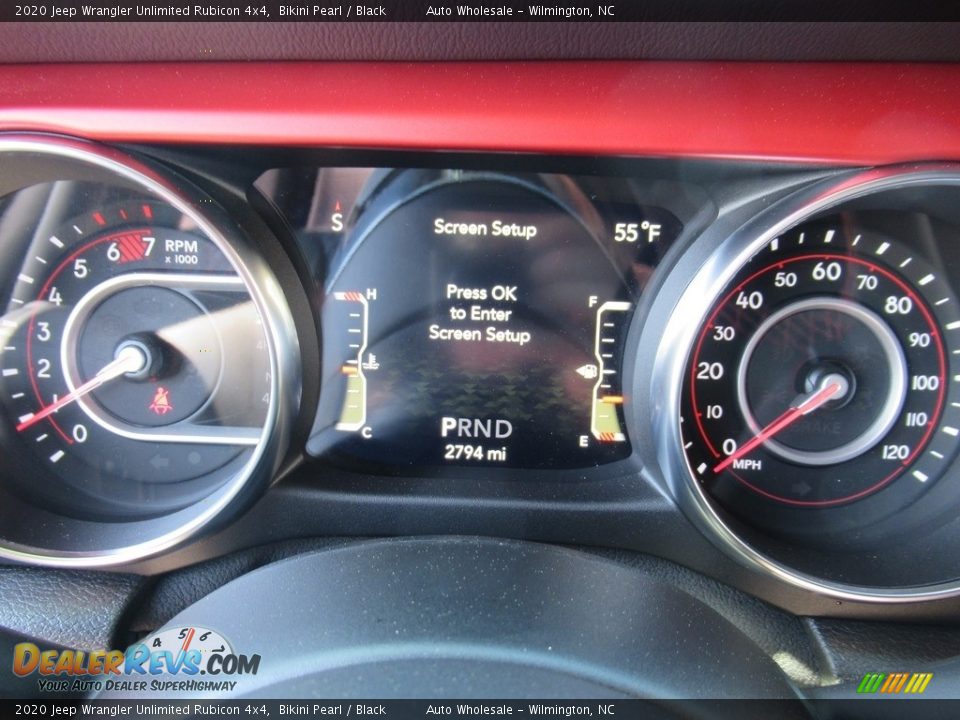 2020 Jeep Wrangler Unlimited Rubicon 4x4 Bikini Pearl / Black Photo #16