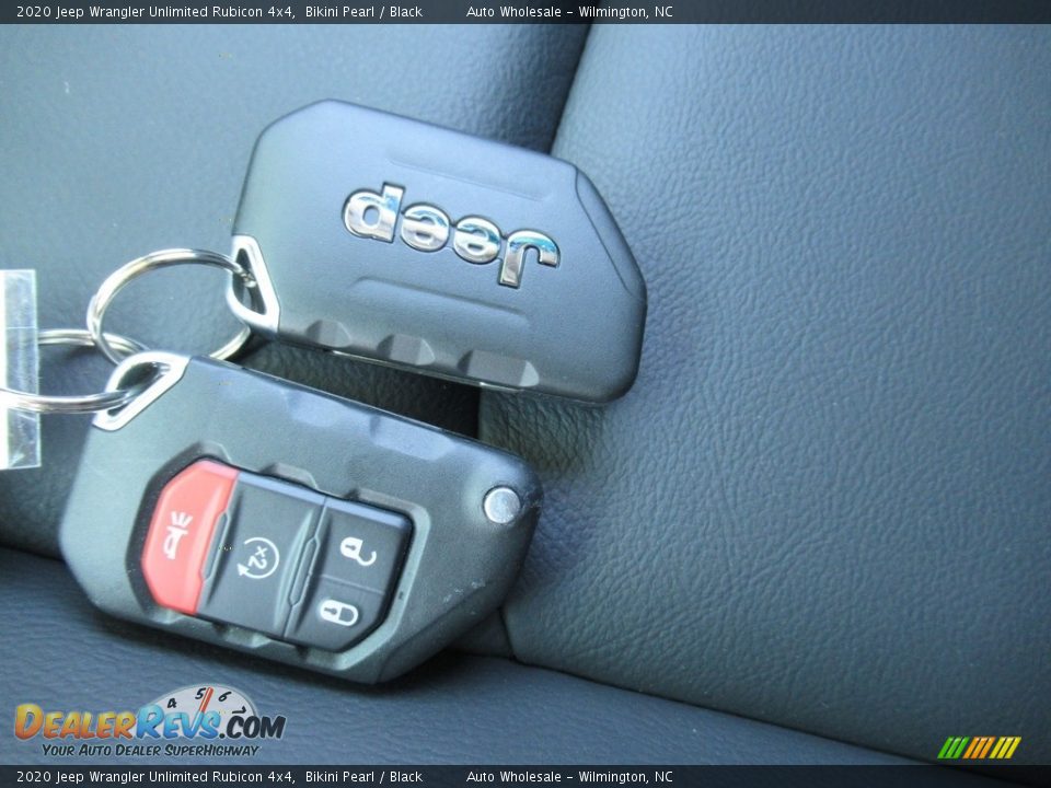 2020 Jeep Wrangler Unlimited Rubicon 4x4 Bikini Pearl / Black Photo #20
