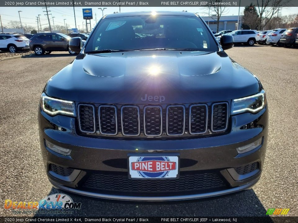 2020 Jeep Grand Cherokee Limited X 4x4 Diamond Black Crystal Pearl / Black Photo #3