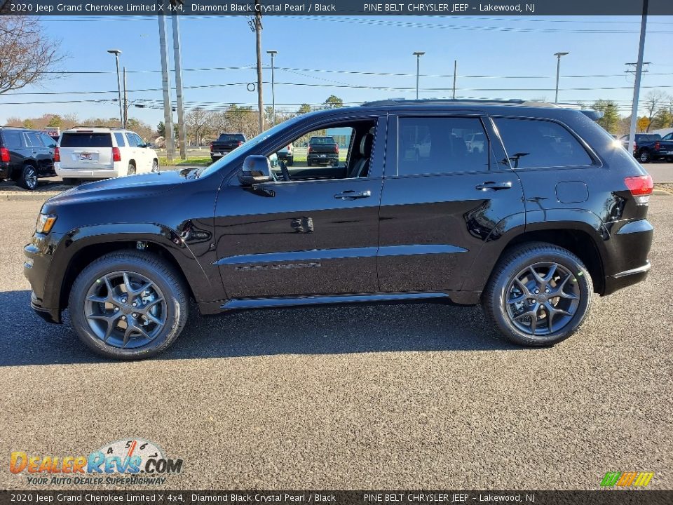 2020 Jeep Grand Cherokee Limited X 4x4 Diamond Black Crystal Pearl / Black Photo #4