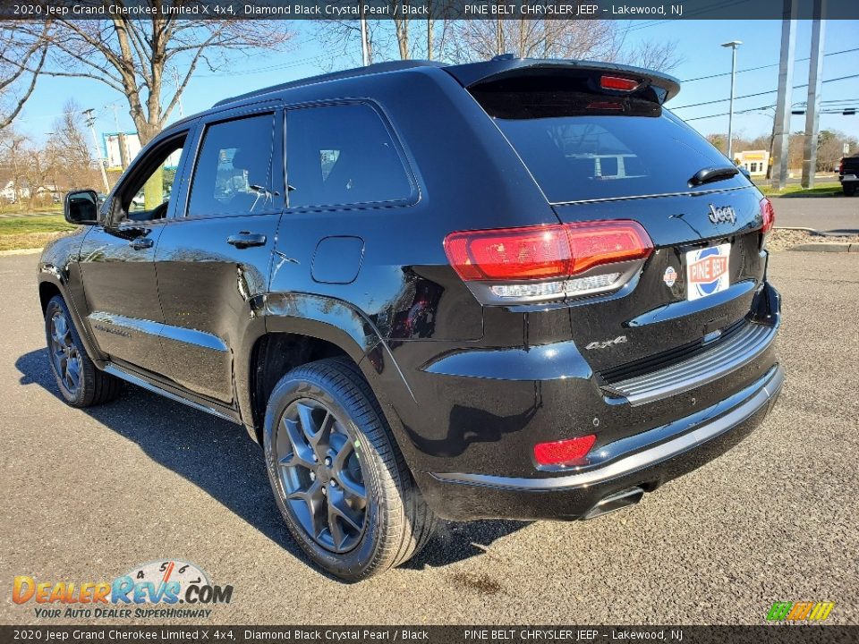 2020 Jeep Grand Cherokee Limited X 4x4 Diamond Black Crystal Pearl / Black Photo #6
