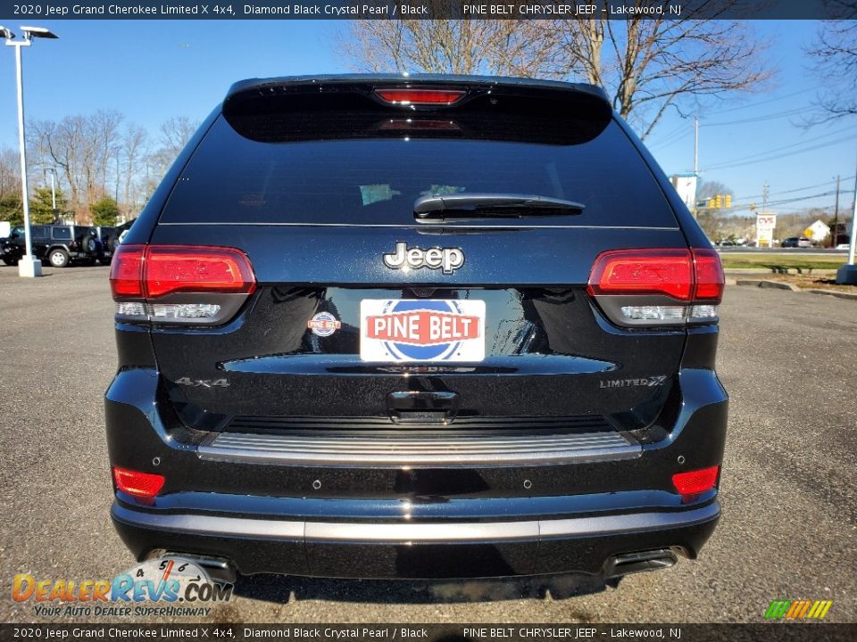 2020 Jeep Grand Cherokee Limited X 4x4 Diamond Black Crystal Pearl / Black Photo #7