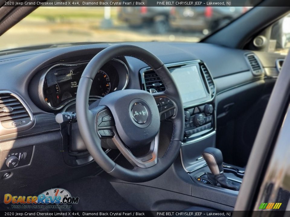 2020 Jeep Grand Cherokee Limited X 4x4 Diamond Black Crystal Pearl / Black Photo #10