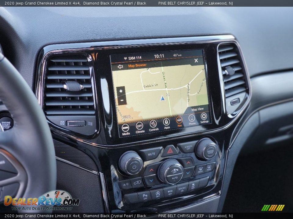 2020 Jeep Grand Cherokee Limited X 4x4 Diamond Black Crystal Pearl / Black Photo #13