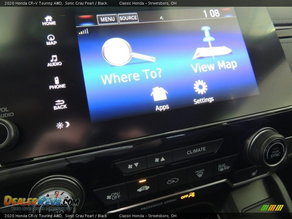 2020 Honda CR-V Touring AWD Sonic Gray Pearl / Black Photo #20