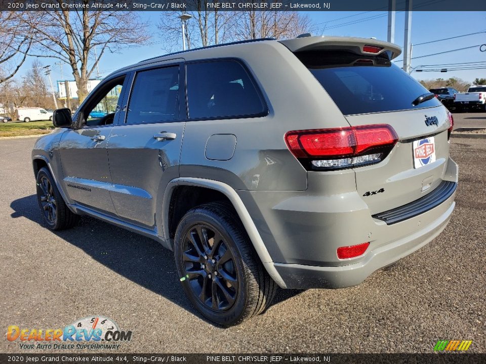 2020 Jeep Grand Cherokee Altitude 4x4 Sting-Gray / Black Photo #6