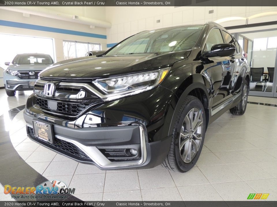 2020 Honda CR-V Touring AWD Crystal Black Pearl / Gray Photo #1