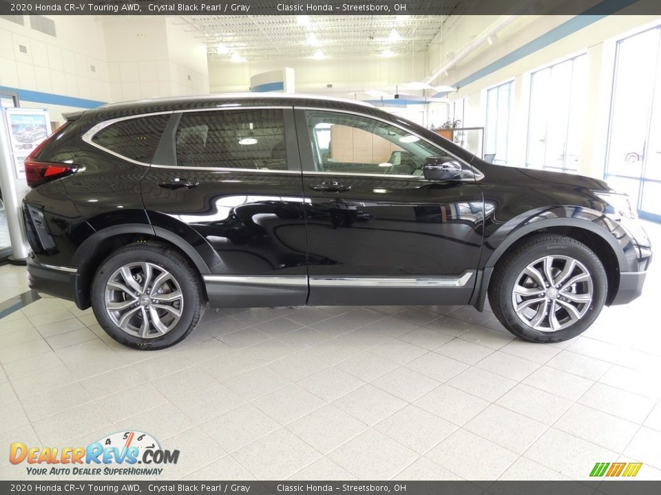 2020 Honda CR-V Touring AWD Crystal Black Pearl / Gray Photo #4