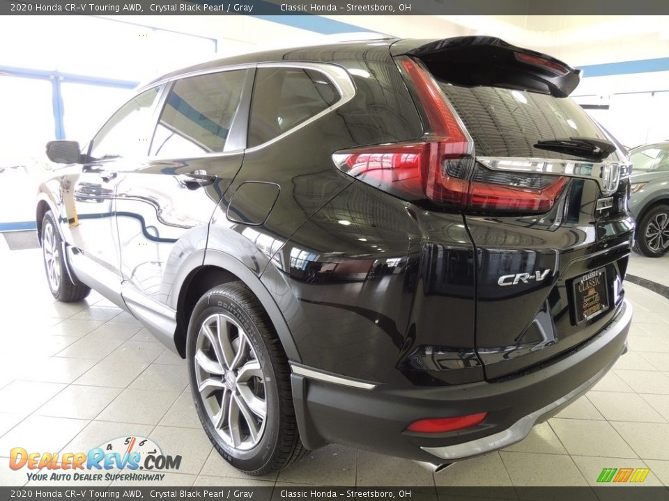 2020 Honda CR-V Touring AWD Crystal Black Pearl / Gray Photo #7