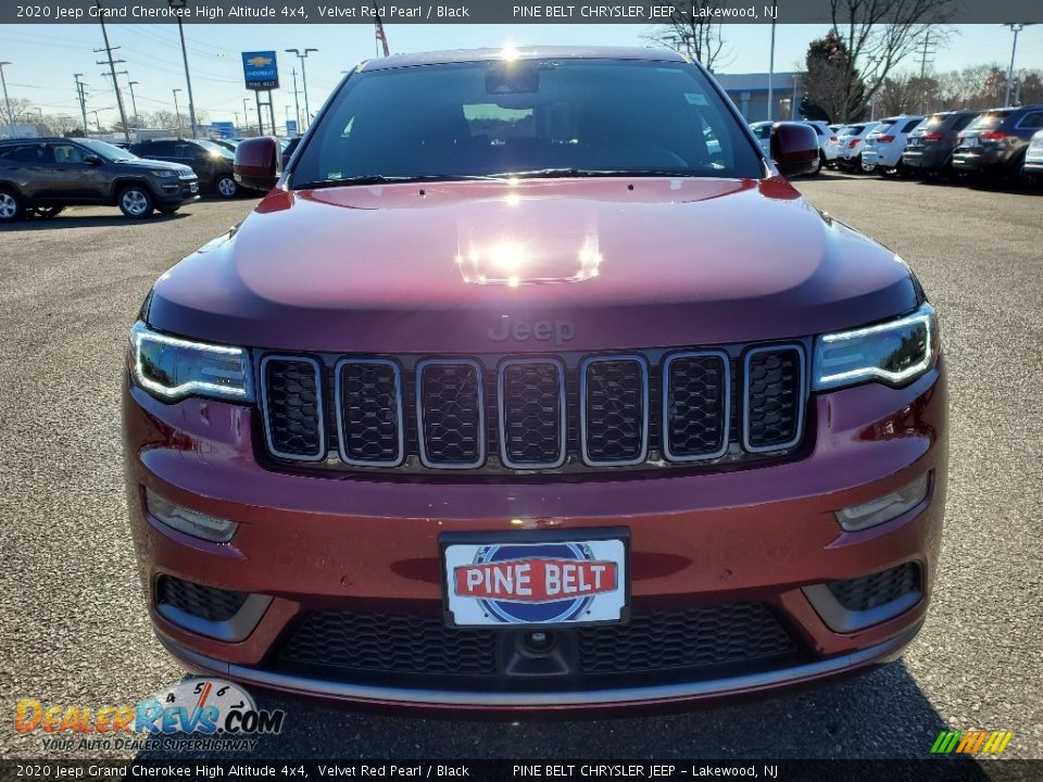 2020 Jeep Grand Cherokee High Altitude 4x4 Velvet Red Pearl / Black Photo #3