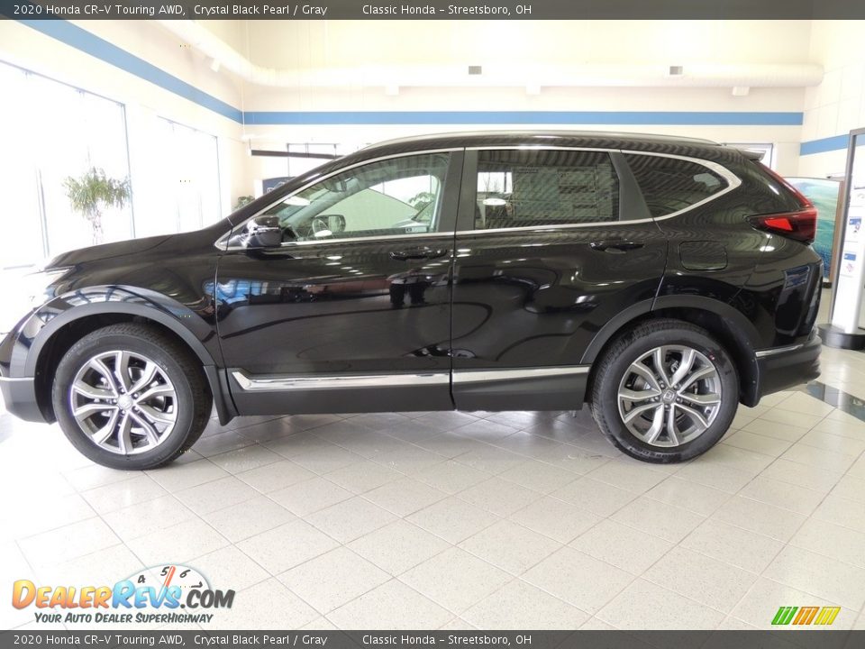 2020 Honda CR-V Touring AWD Crystal Black Pearl / Gray Photo #8
