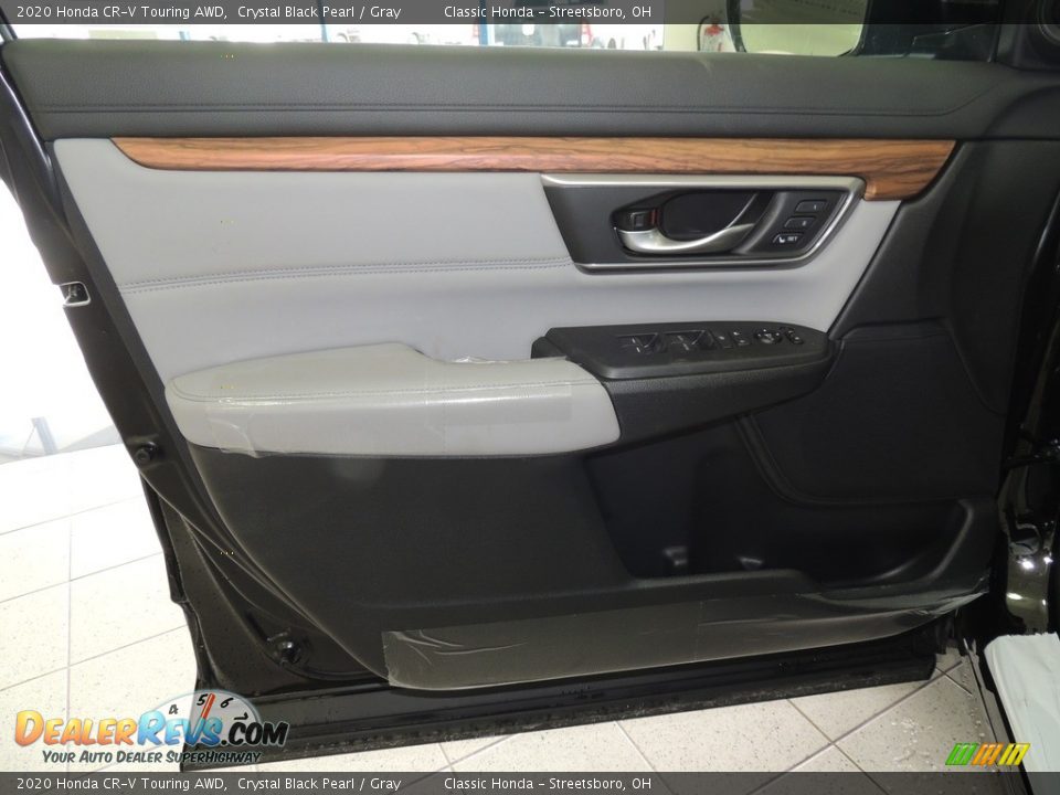 2020 Honda CR-V Touring AWD Crystal Black Pearl / Gray Photo #9