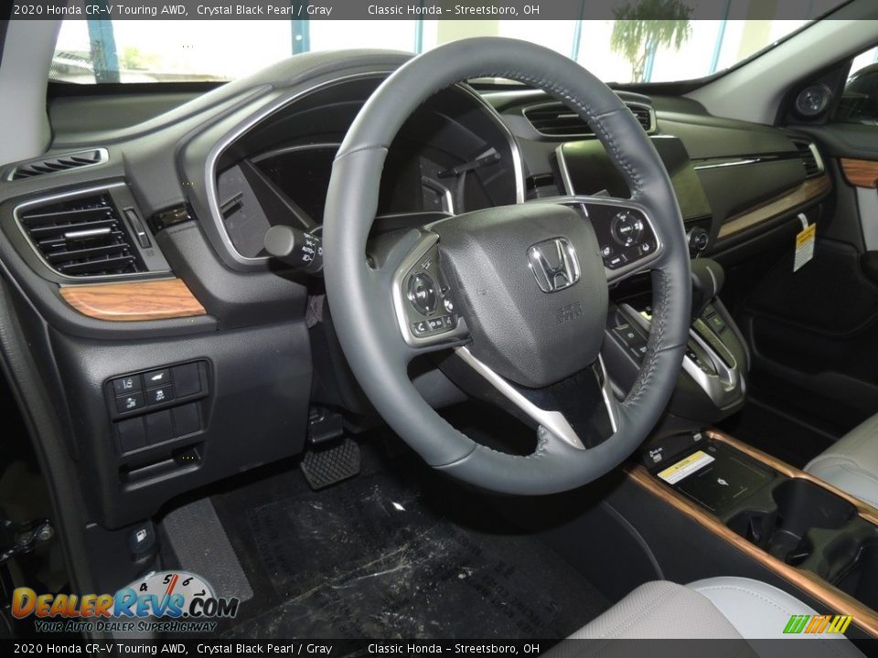 2020 Honda CR-V Touring AWD Crystal Black Pearl / Gray Photo #11