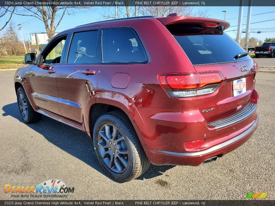 2020 Jeep Grand Cherokee High Altitude 4x4 Velvet Red Pearl / Black Photo #6