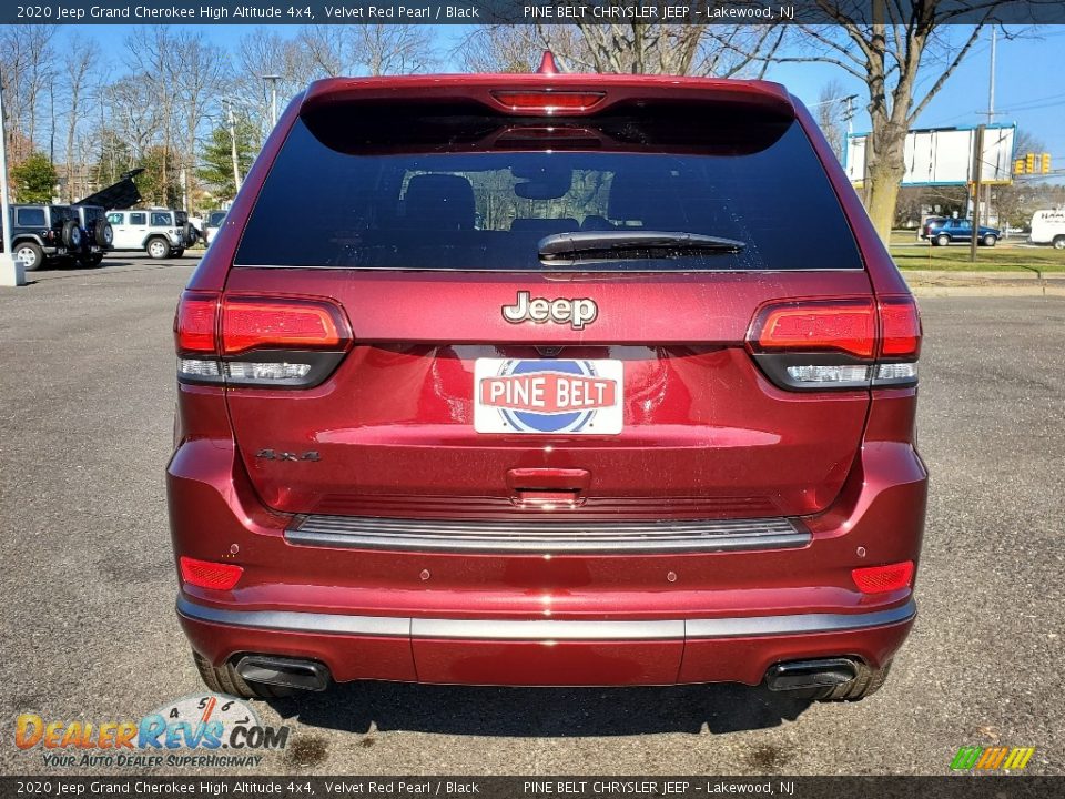 2020 Jeep Grand Cherokee High Altitude 4x4 Velvet Red Pearl / Black Photo #7
