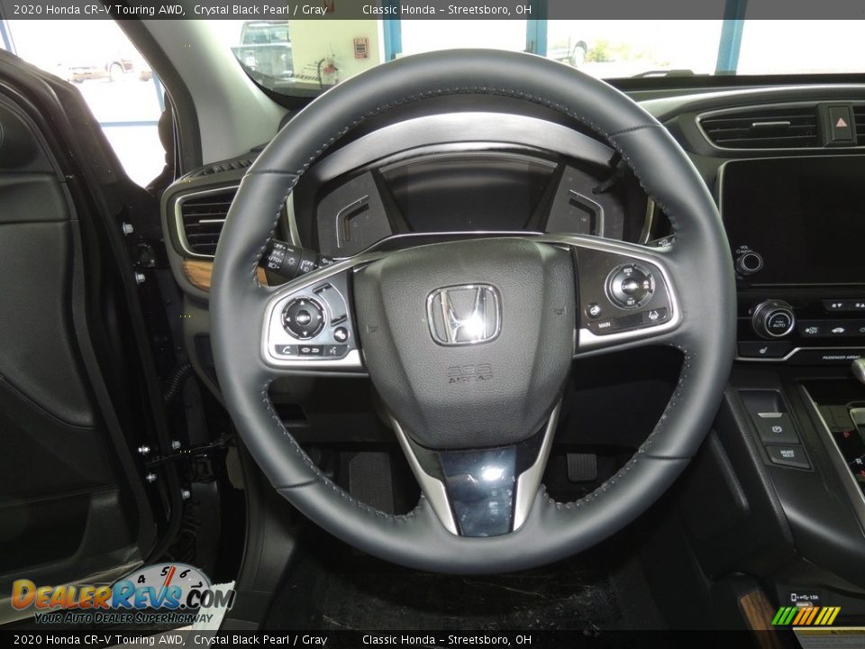 2020 Honda CR-V Touring AWD Crystal Black Pearl / Gray Photo #14