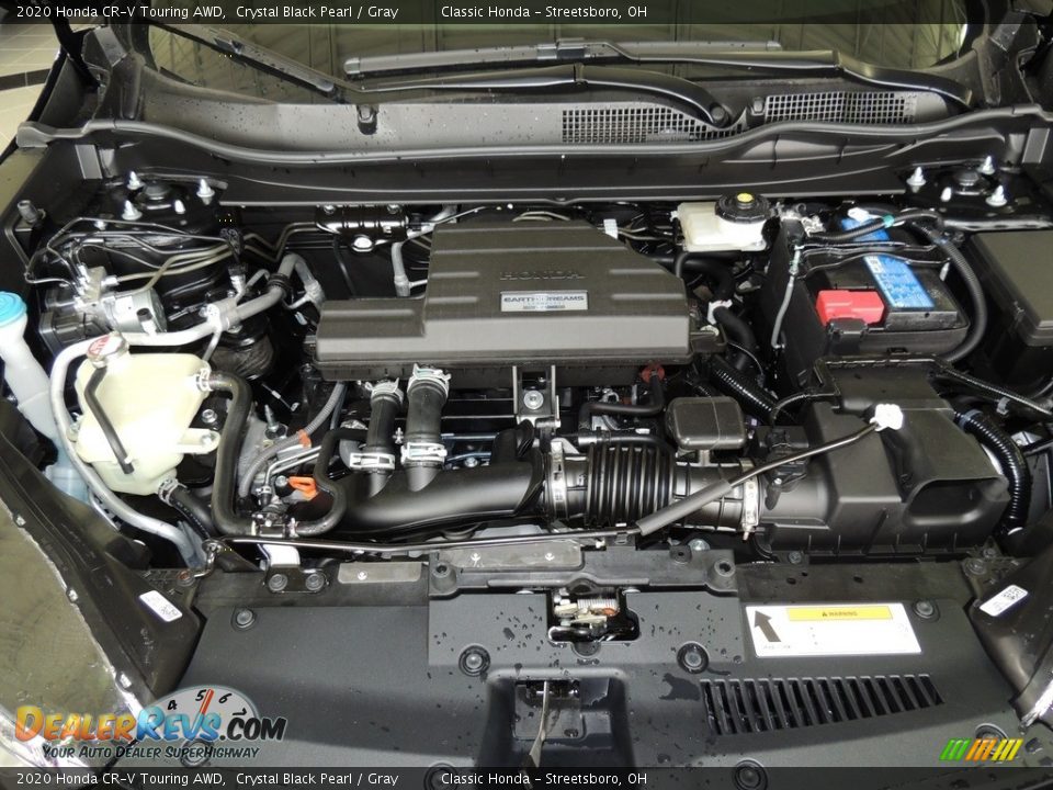 2020 Honda CR-V Touring AWD Crystal Black Pearl / Gray Photo #23