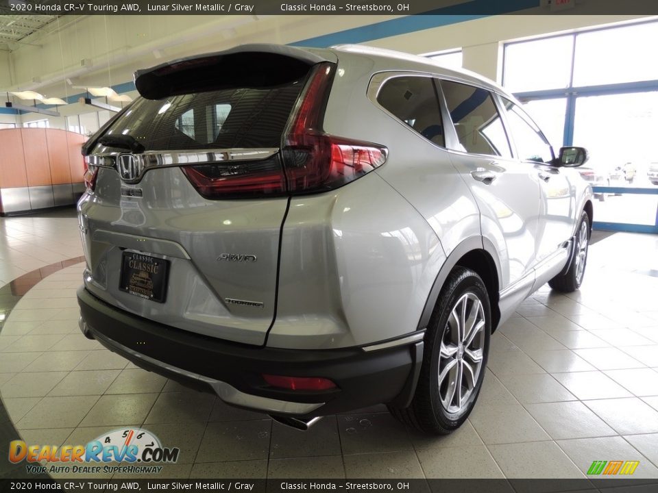 2020 Honda CR-V Touring AWD Lunar Silver Metallic / Gray Photo #5