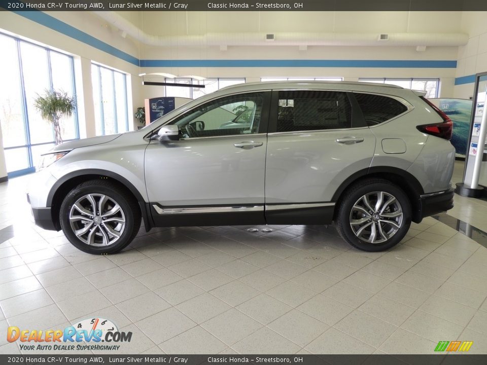 2020 Honda CR-V Touring AWD Lunar Silver Metallic / Gray Photo #8