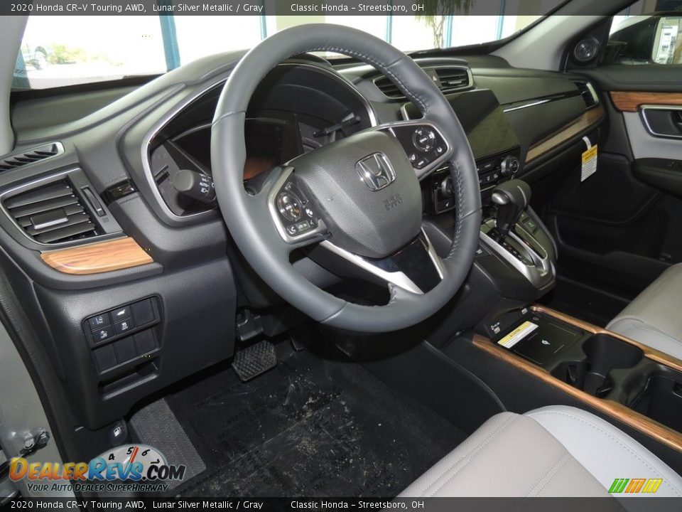 2020 Honda CR-V Touring AWD Lunar Silver Metallic / Gray Photo #11