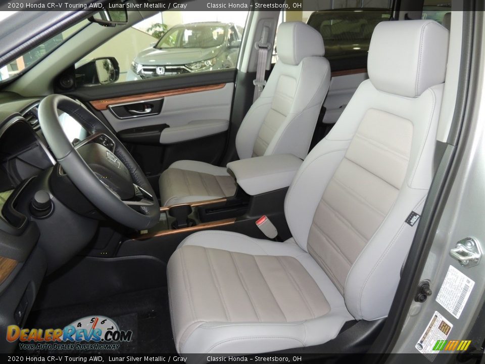 2020 Honda CR-V Touring AWD Lunar Silver Metallic / Gray Photo #12