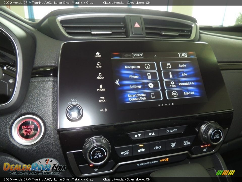 2020 Honda CR-V Touring AWD Lunar Silver Metallic / Gray Photo #16