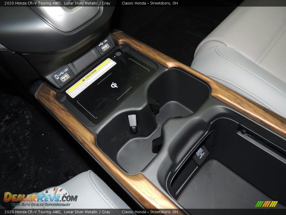 2020 Honda CR-V Touring AWD Lunar Silver Metallic / Gray Photo #20