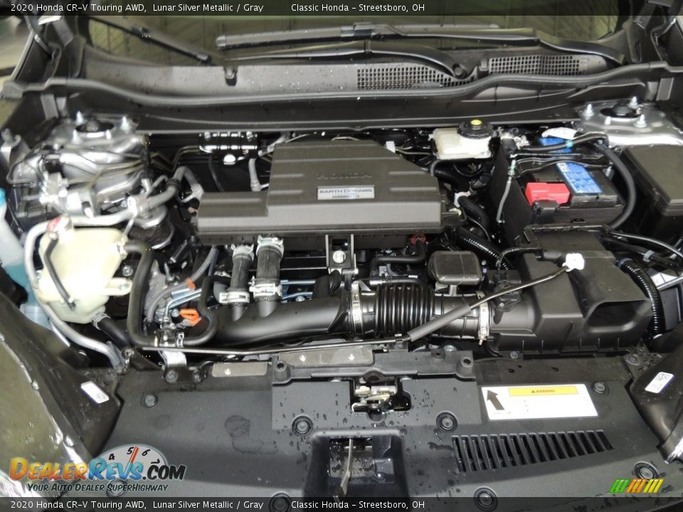 2020 Honda CR-V Touring AWD Lunar Silver Metallic / Gray Photo #24