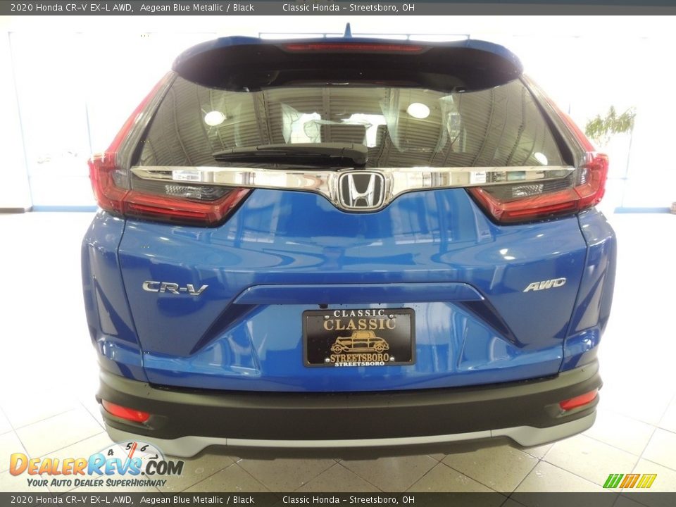2020 Honda CR-V EX-L AWD Aegean Blue Metallic / Black Photo #6