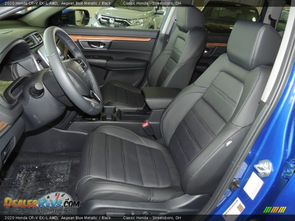 2020 Honda CR-V EX-L AWD Aegean Blue Metallic / Black Photo #12