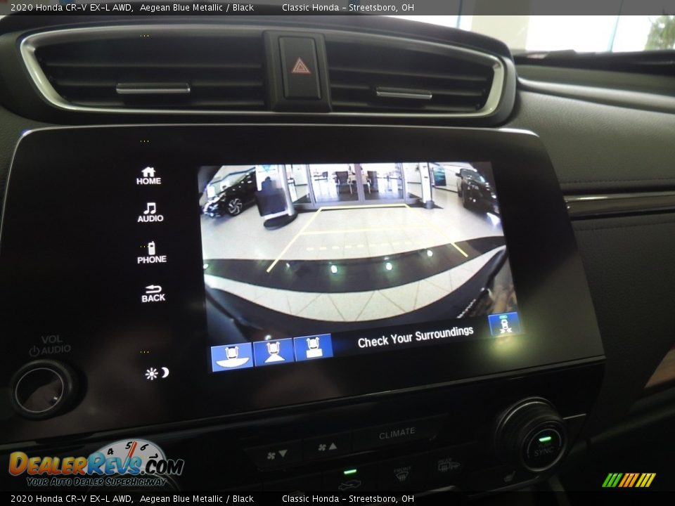 2020 Honda CR-V EX-L AWD Aegean Blue Metallic / Black Photo #16