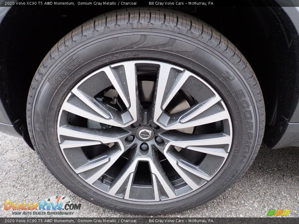 2020 Volvo XC90 T5 AWD Momentum Osmium Gray Metallic / Charcoal Photo #6