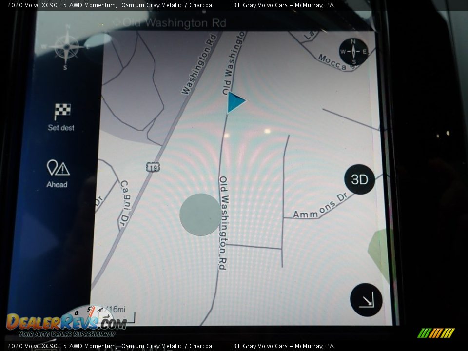 2020 Volvo XC90 T5 AWD Momentum Osmium Gray Metallic / Charcoal Photo #13