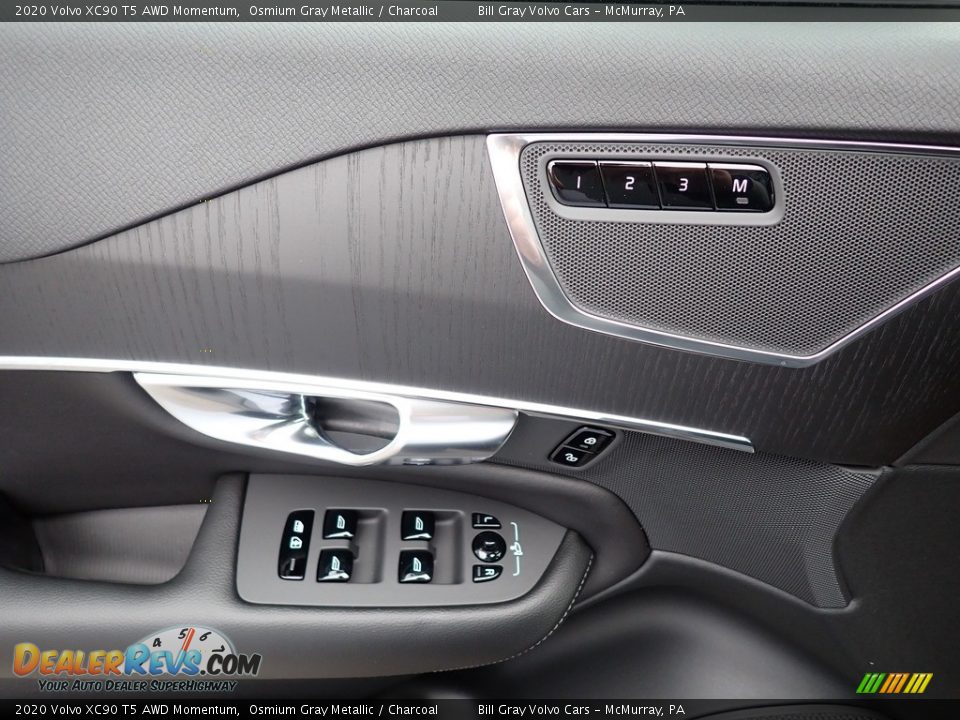 2020 Volvo XC90 T5 AWD Momentum Osmium Gray Metallic / Charcoal Photo #10